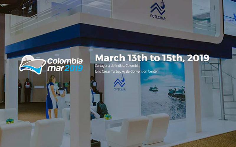 Event stand at Colombia mar 2019
