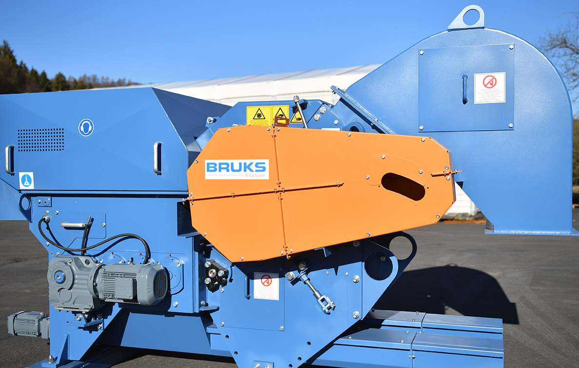 Bruks Drum chipper horizontal