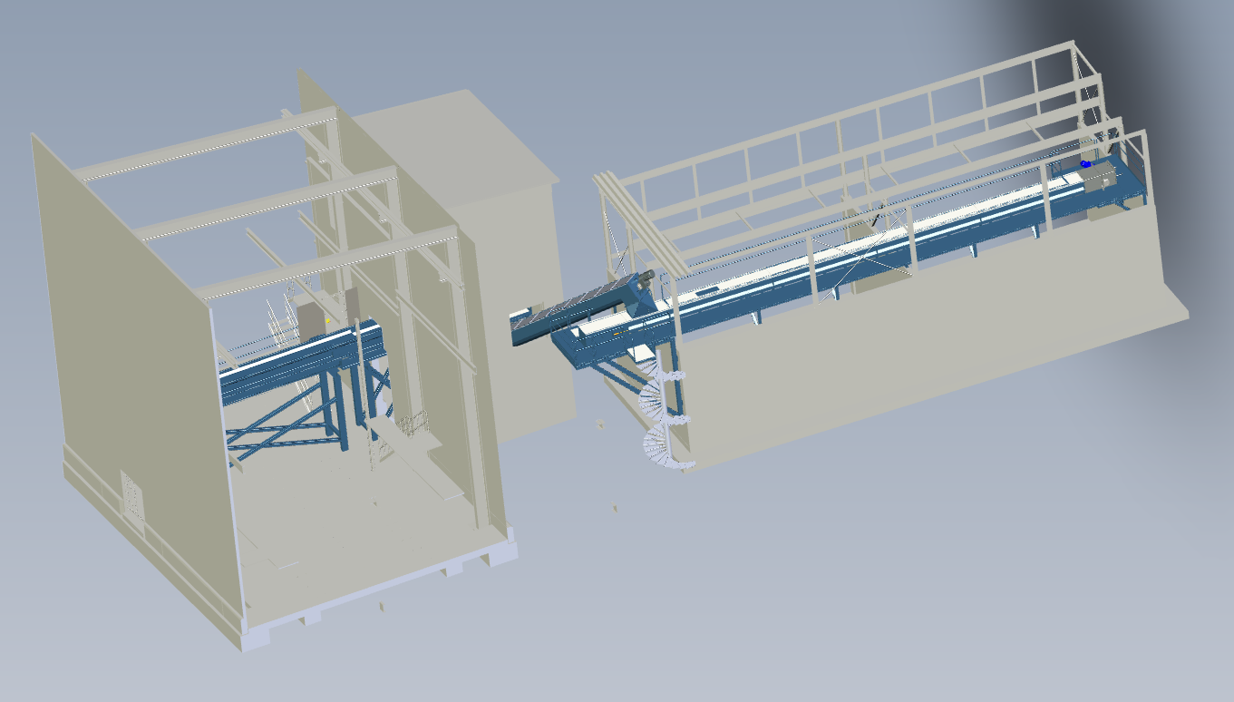 Bruks Siwertell chipping line