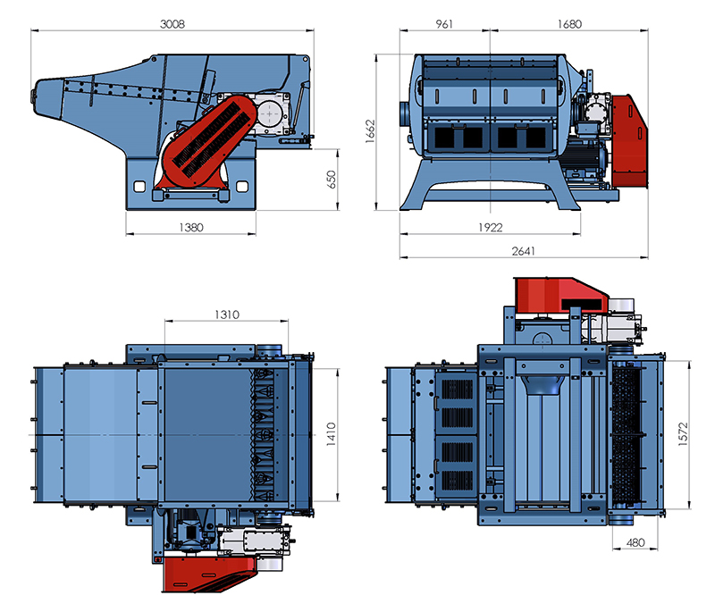 residue upgrader technical drawing