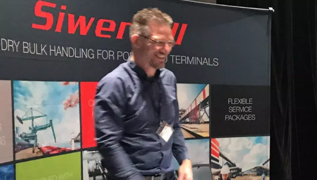 Siwertell exhibition stand and sales manager at MVTTC USA