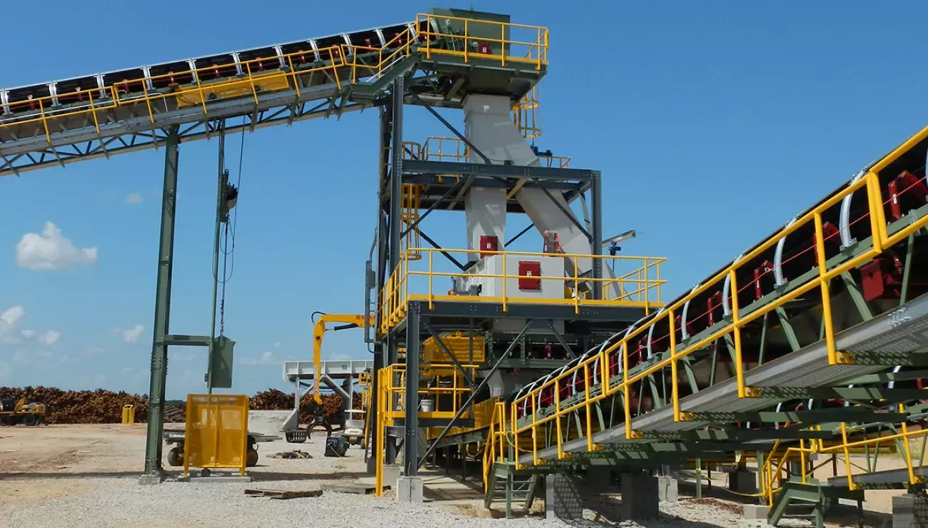 Bruks Siwertell conveyor system