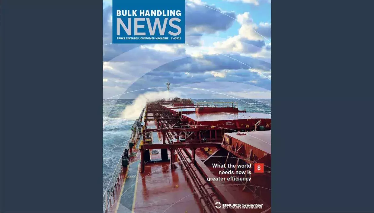 Magazine cover Bulk Handling News