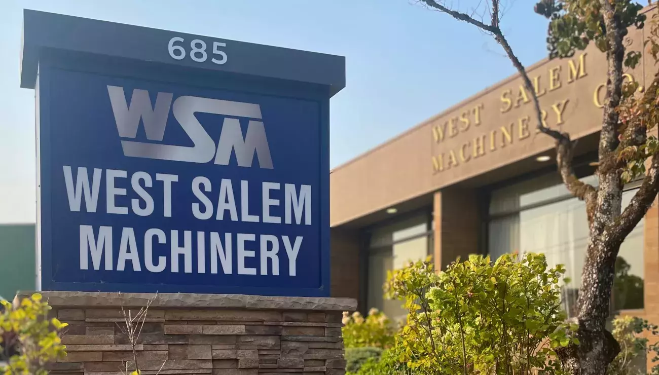 WSM sign in front of building