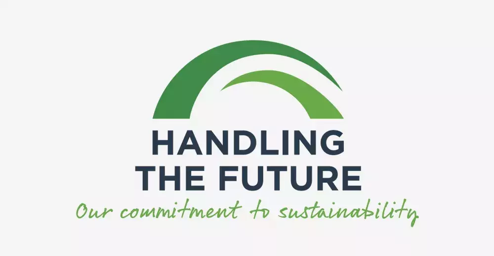 Handling the future text and logo