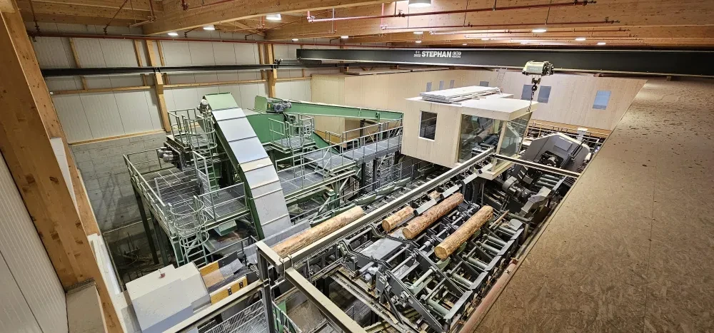 woodchipping sawmill