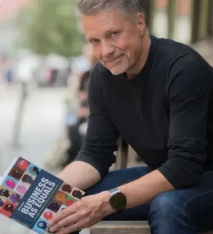 Urban Björn with is book Business as Equals