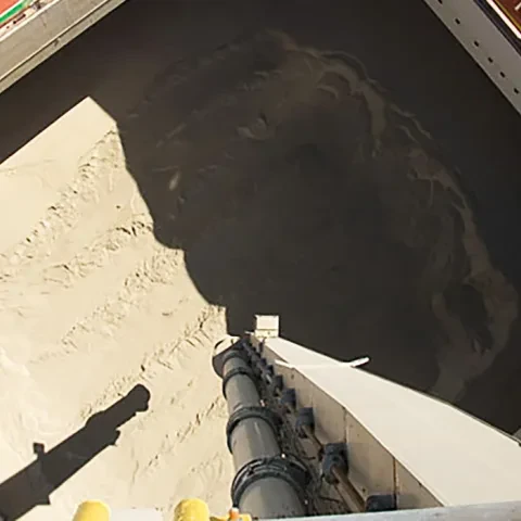 Siwertell Ship unloader for cement, Nigeria