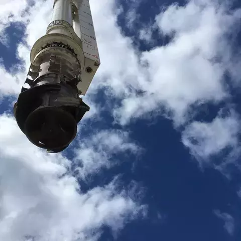 Siwertell inlet feeder and screw conveyor