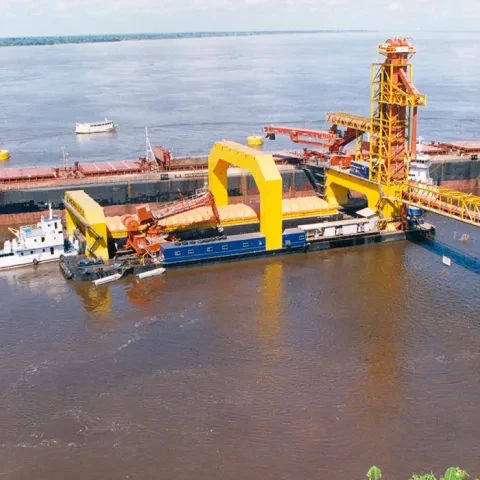 Siwertell Terminal for grain, Brazil