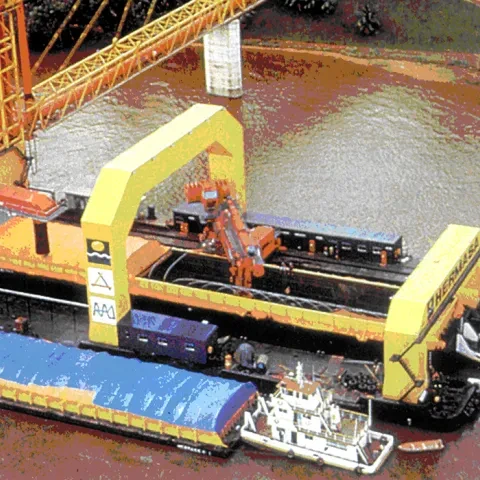 Yellow Siwertell Terminal in opertation