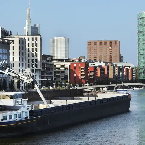 Siwertell Ship unloader for coal, Germany