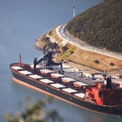 Siwertell Ship unloader for coal, Croatia