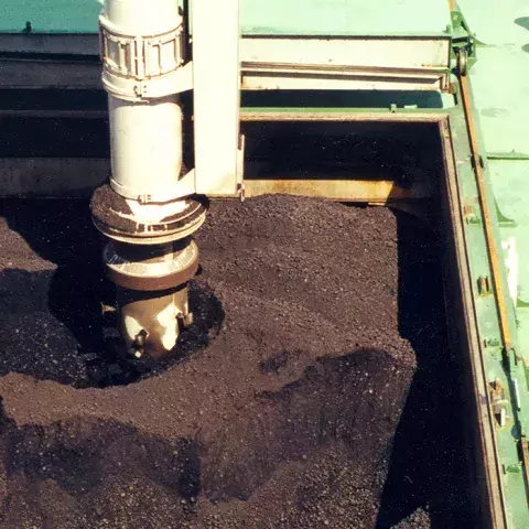 Siwertell Ship unloader for coal, Bulgaria