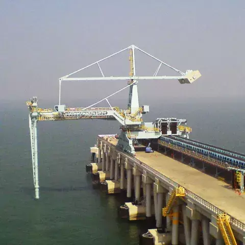 Siwertell Ship unloader for coal, Taiwan