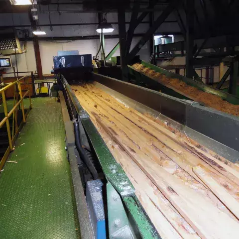 Bruks Siwertell wood processing