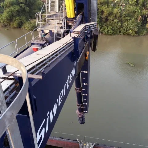 Siwertell ship unloader in Thailand