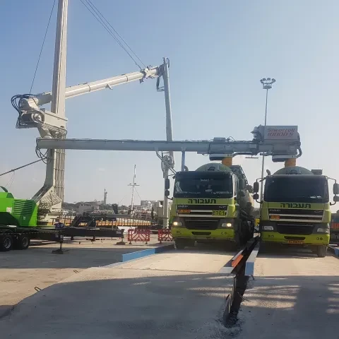 Siwertell road-mobile unloader, electric powered