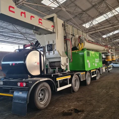 Bruks Siwertell road-mobile unloader