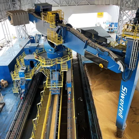 Siwertell Ship Unloader Brazil