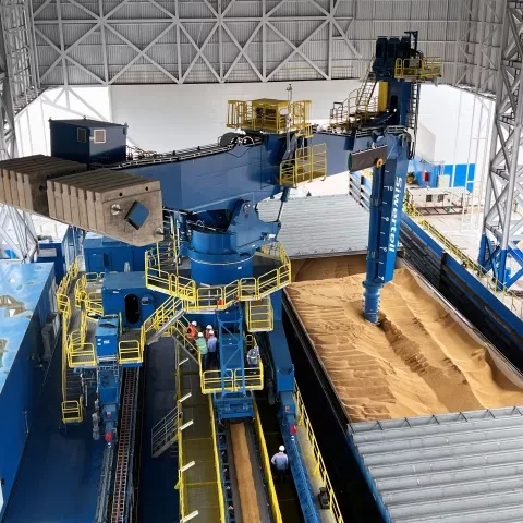 Siwertell Ship Unloader Brazil