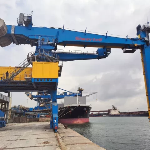 Siwertell Ship Unloader service work