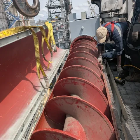 Siwertell service work