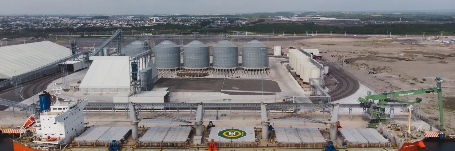 Siwertell grainunloading