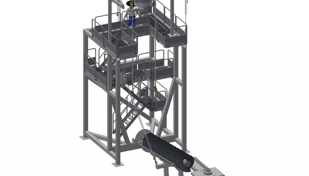 Bruks Siwertell service tower