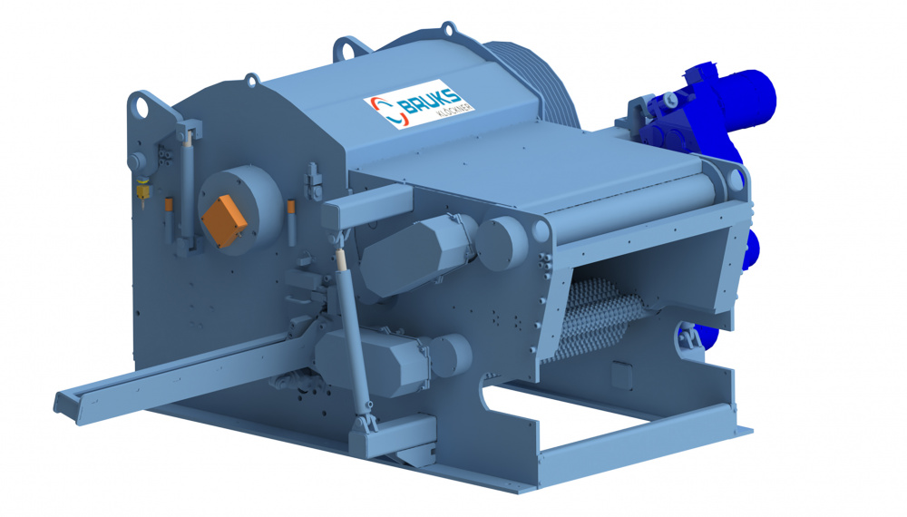 Bruks wood chipper