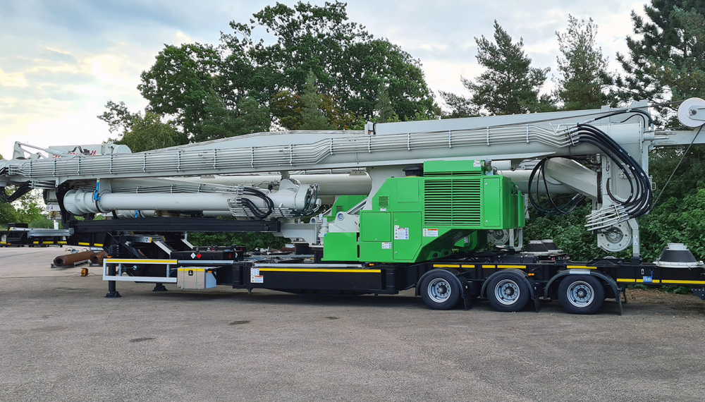 Siwertell road-mobile unloader
