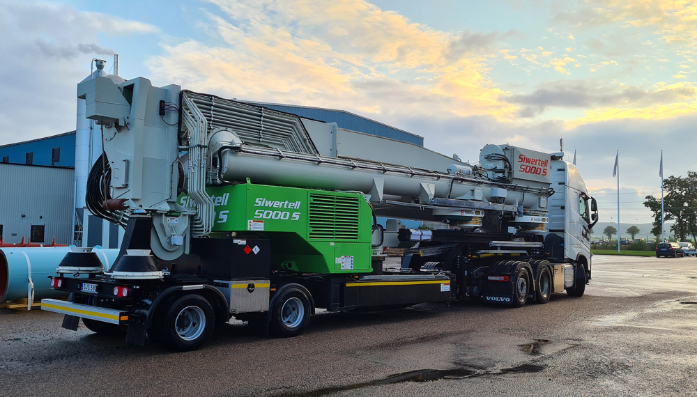 Siwertell road-mobile ship unloader 5000 S
