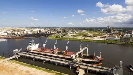 Overveiw of Houston cement terminal