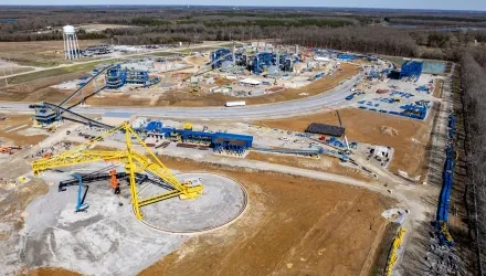 Steel plant from air