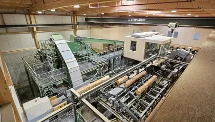 woodchipping sawmill
