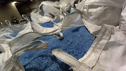 Plastic recycling in bags