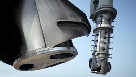 Siwertell ship unloader