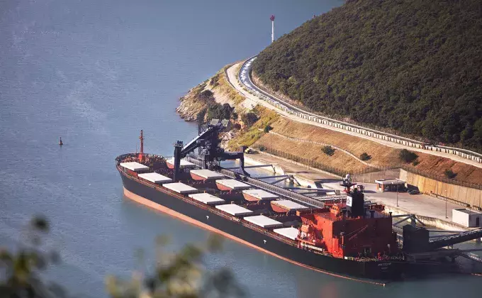 Siwertell Ship unloader for coal, Croatia