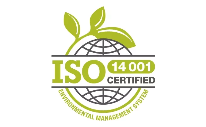 Iso 14001 certification stamp