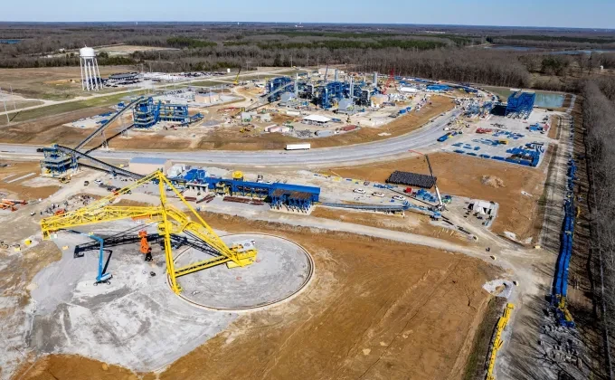 Steel plant from air