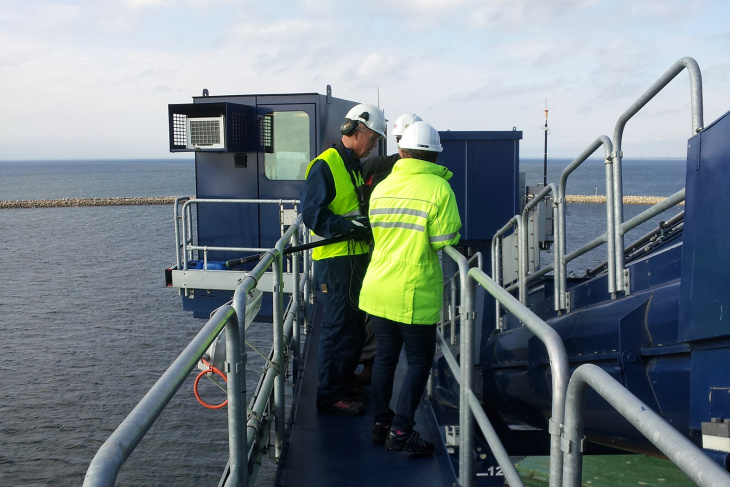 Siwertell unloading