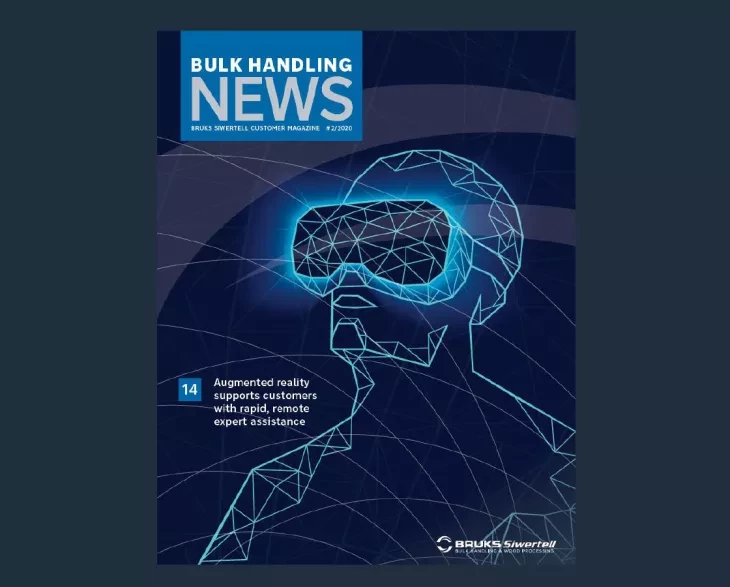 Front cover of customer magazine Bulk Handling News issue 2 2020
